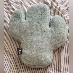UGG Plush Cactus Pillow - Soft Green
